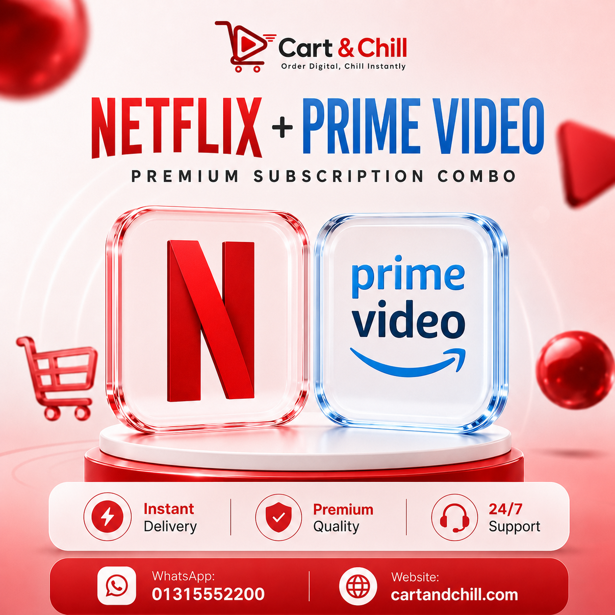 Netflix + Prime Combo